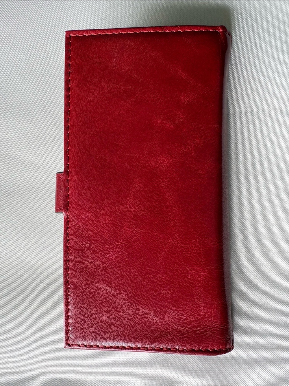 Lodis Luxury Smooth Red Leather Continental Wallet & Removable Card Case Set - Picture 2 of 16